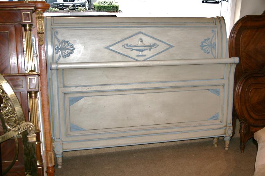 King size french neo classical bed