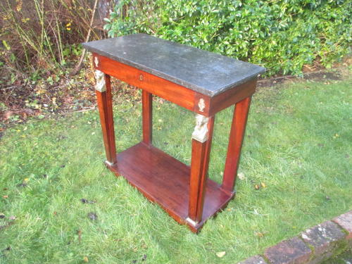 French Empire console table
