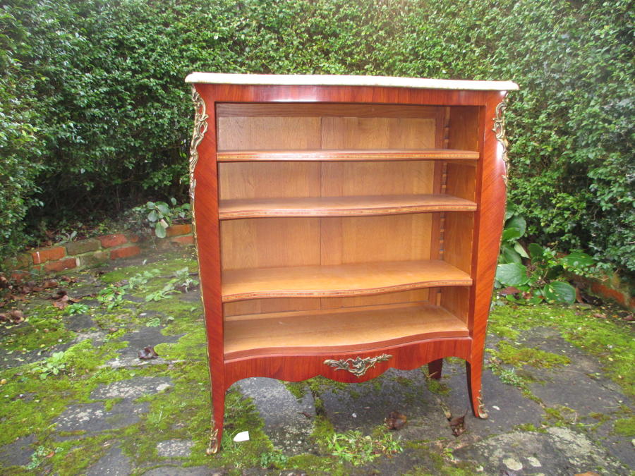 French open bookcase