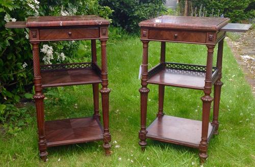 French Pair of bedside tables