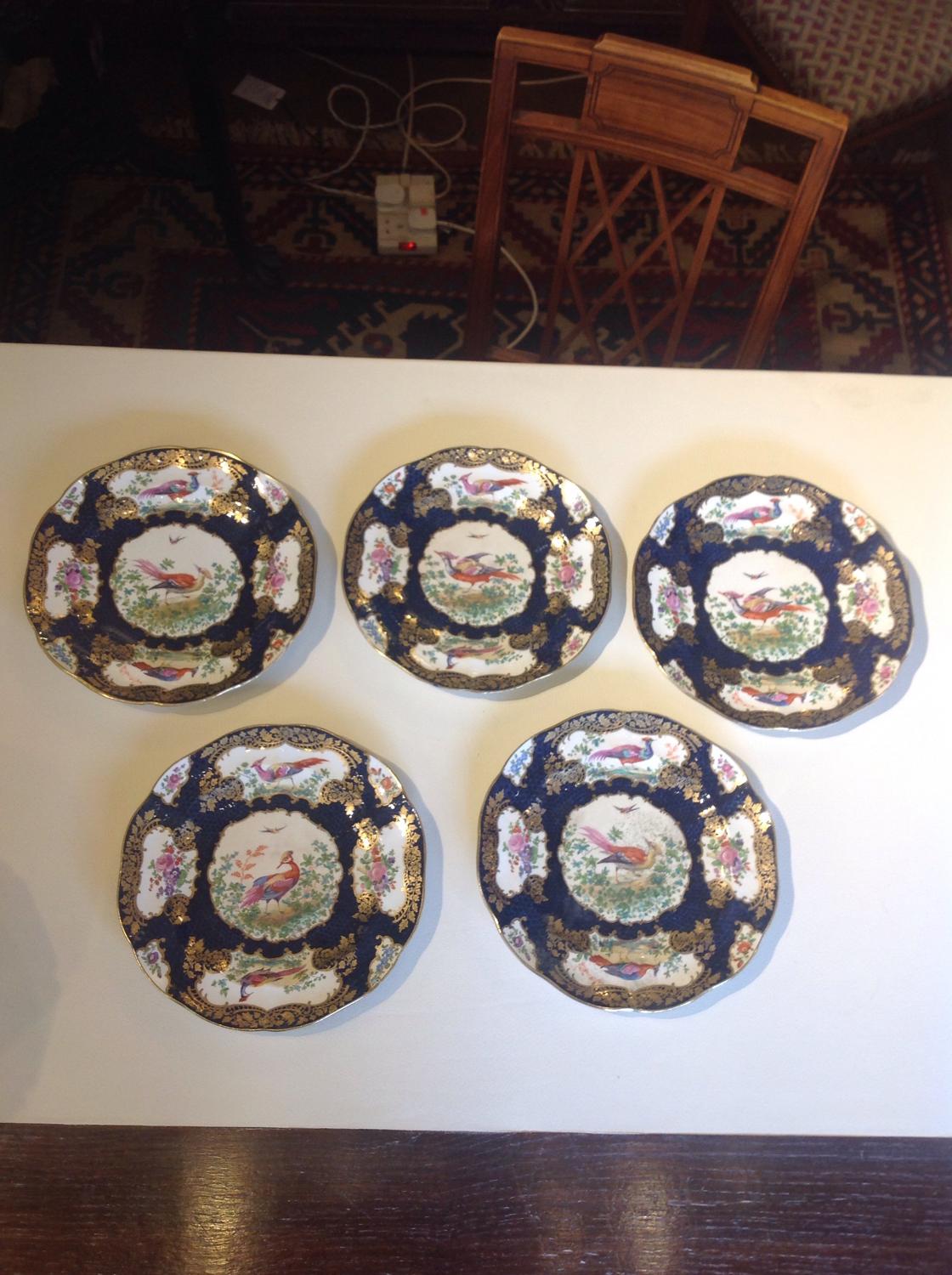 Set of 5 potteryplates