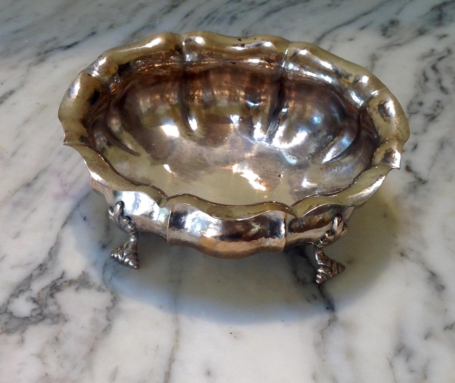 Silver Oval Bowl