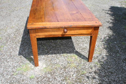 French cherry wood coffee table