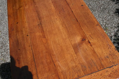 French cherry wood coffee table