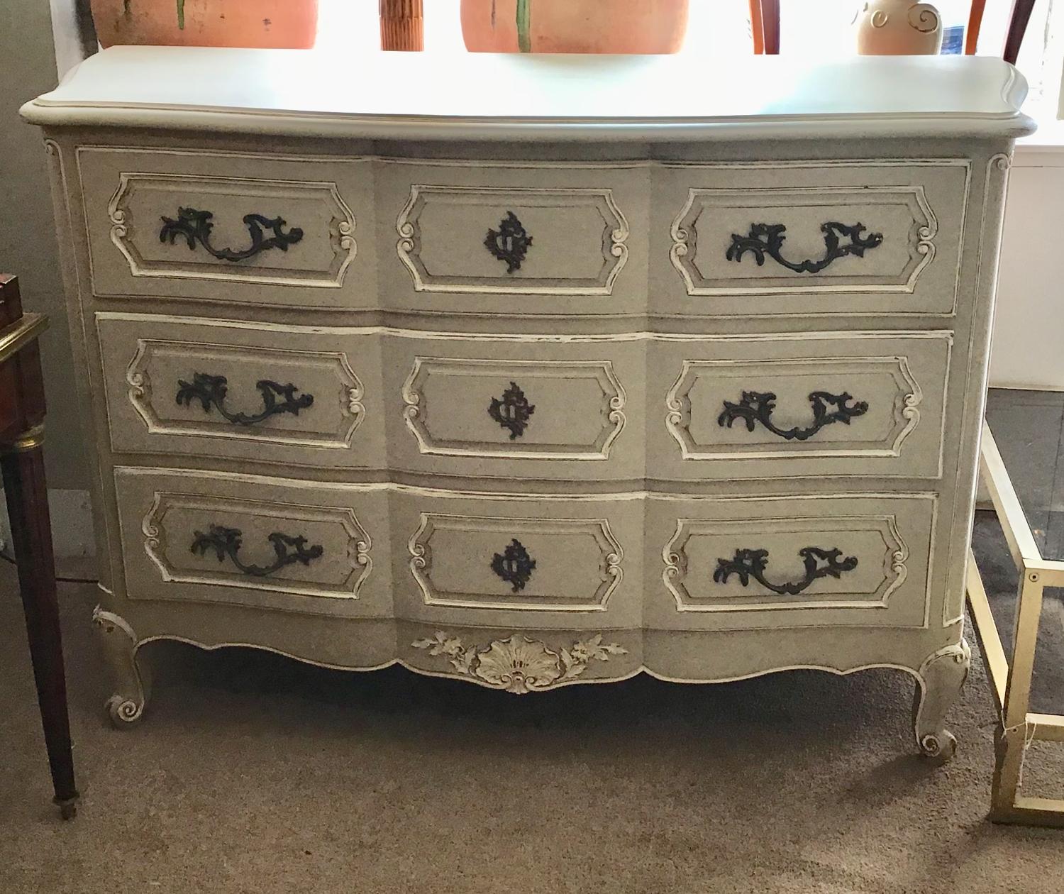 Painted Louis XV Style Commode