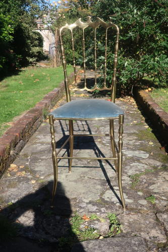 Brass Chiavari chair