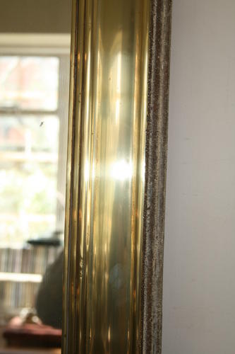 French Brass Bistro Mirror