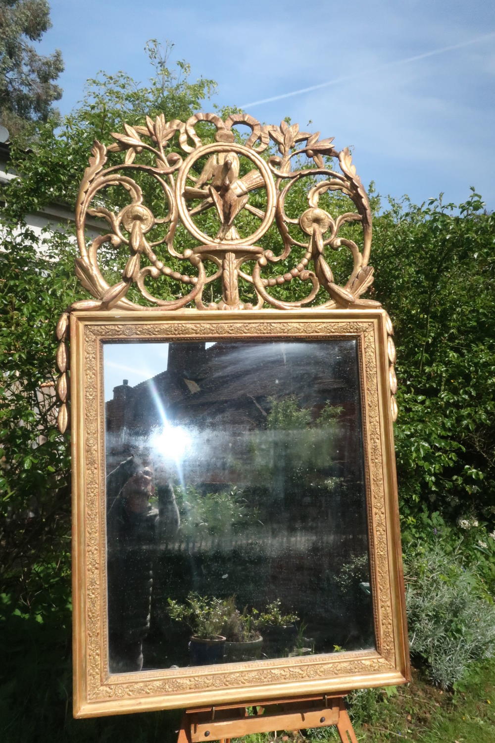 18th Century Louis XVI Gilt Mirror
