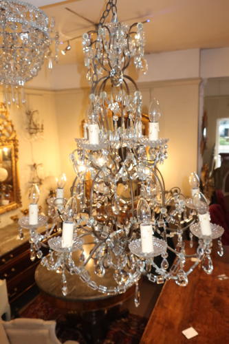 Large 12 branch chandelier