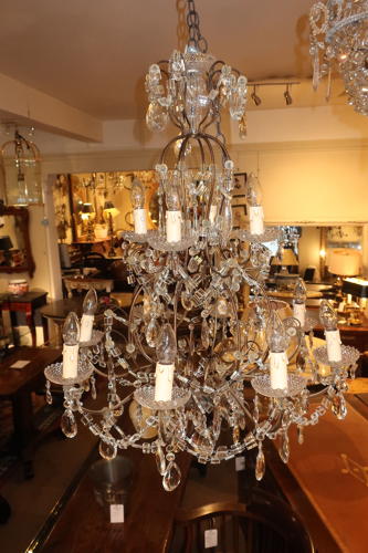 Large 12 branch chandelier