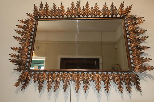 1960’s Spanish copper mirror