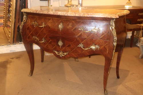 Parquetry commode