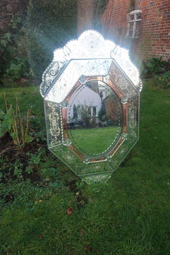 Large Venetian mirror