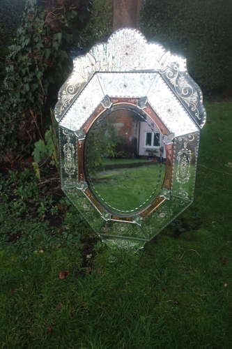 Large Venetian mirror