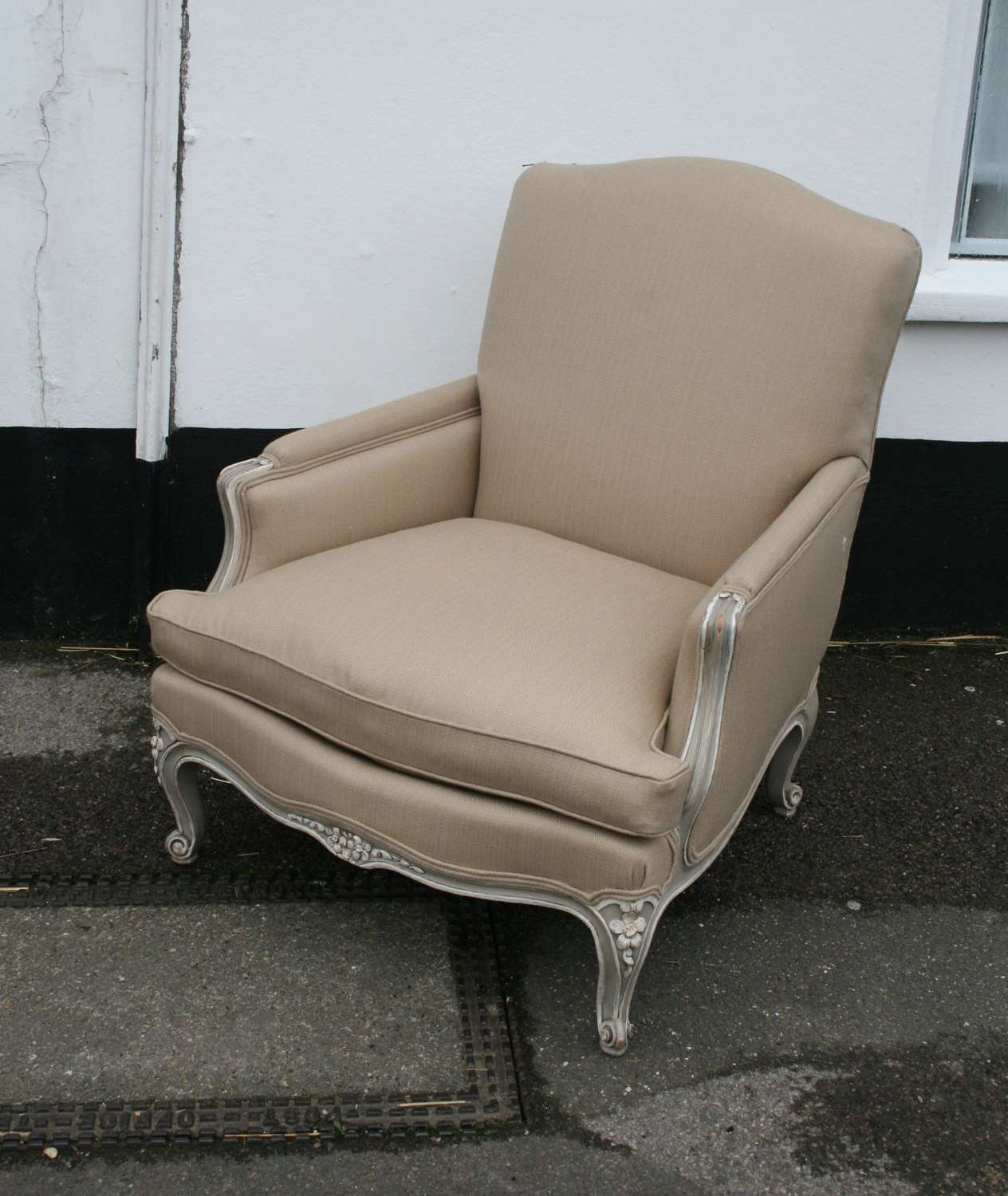 Large and very comfortable louis style armchair