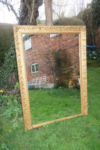 Large gilt mirror