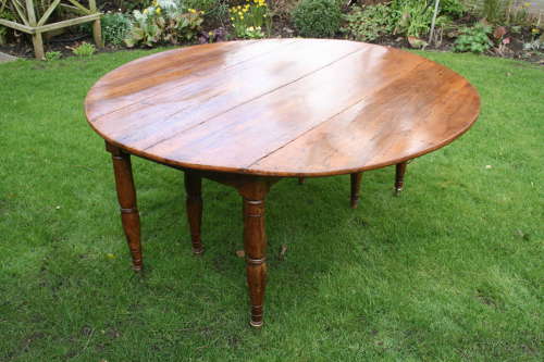 Very large French walnut table