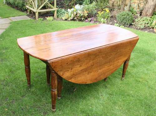 Very large French walnut table