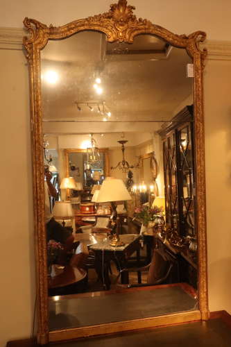 Large 18th Century Regence mirror