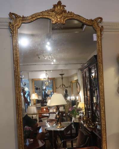 Large 18th Century Regence mirror