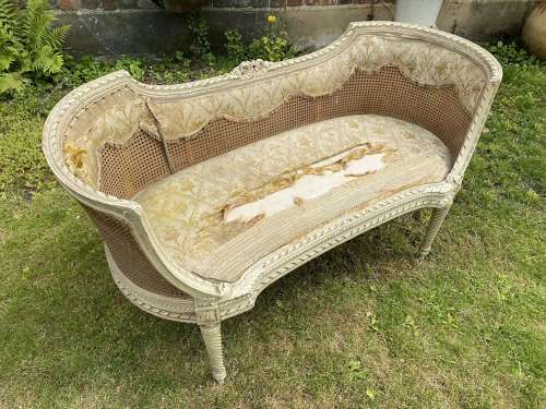 Small painted sofa