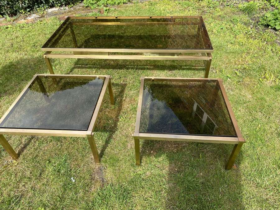 Coffee table and side tables