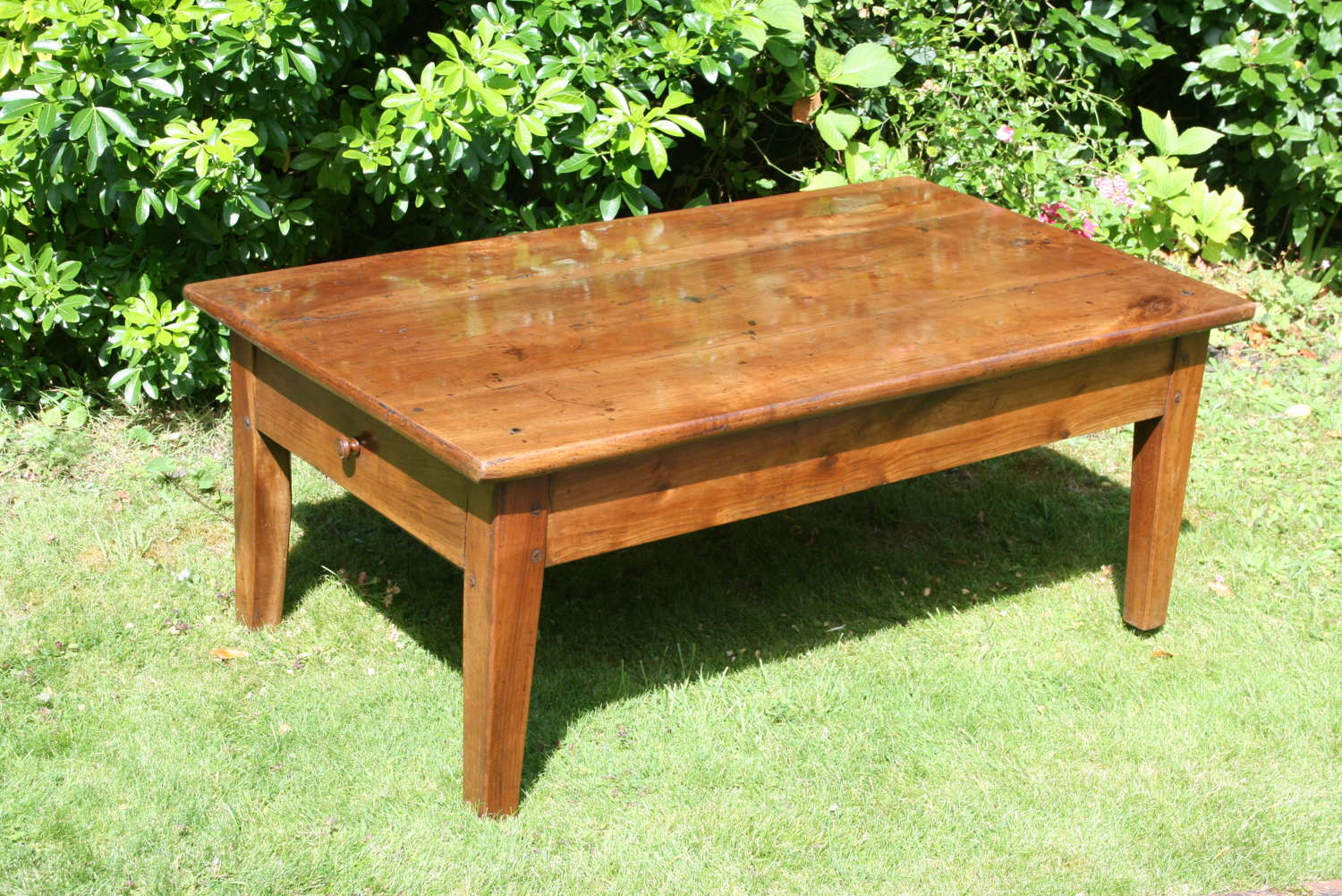 French Cherry Wood Coffee Table