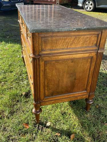 Walnut Directoire commode