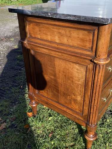 Walnut Directoire commode