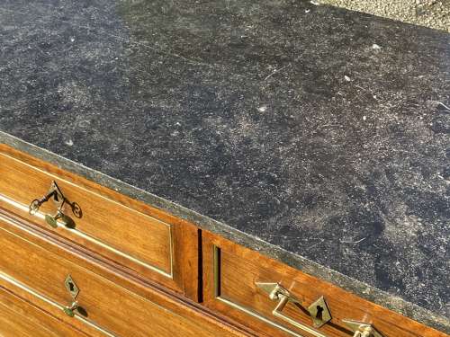 Walnut Directoire commode