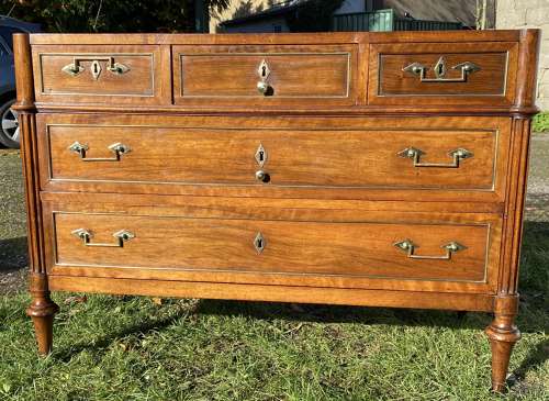 Walnut Directoire commode