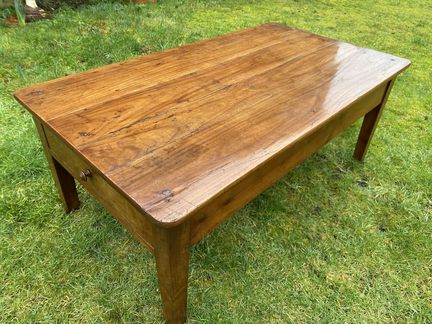 French cherrywood coffee table