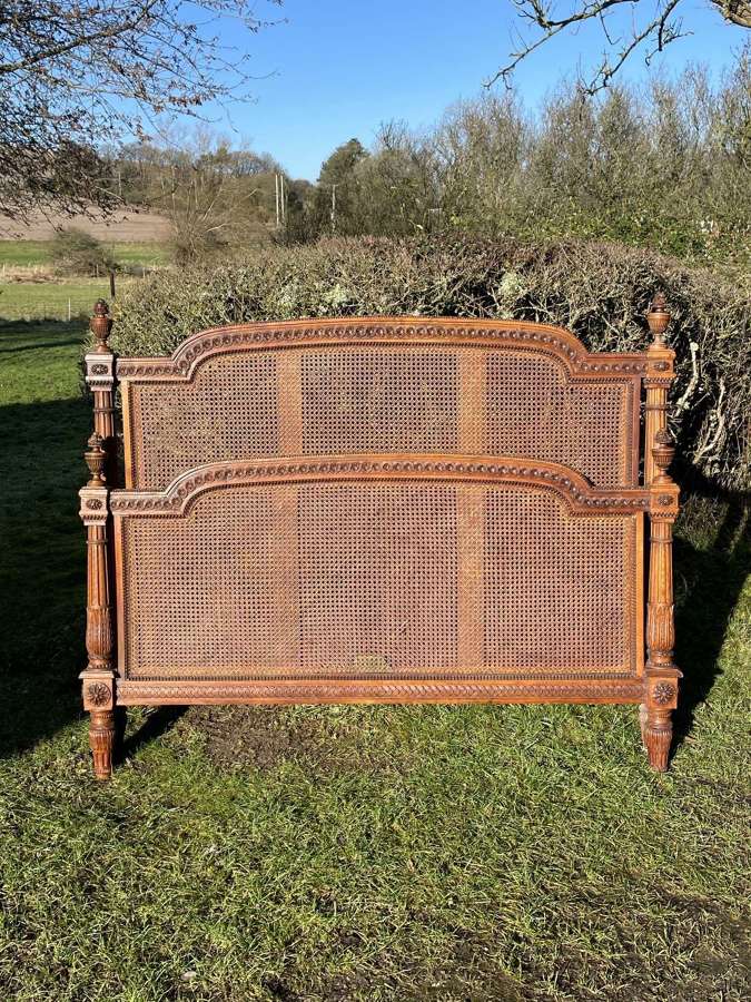King Size Walnut French Bed