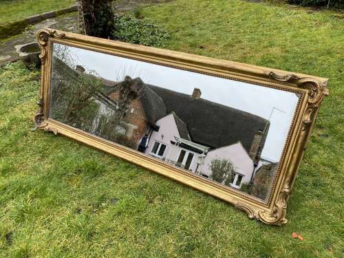 French gilt landscape mirror