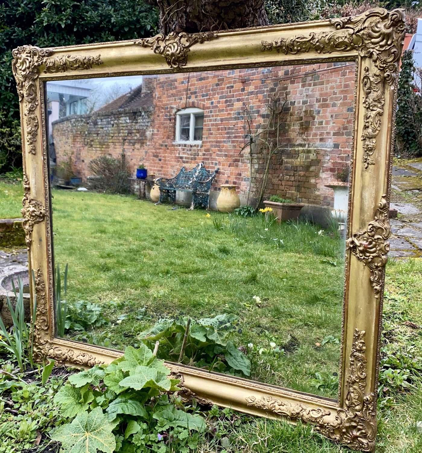 19th Century gilt mirror