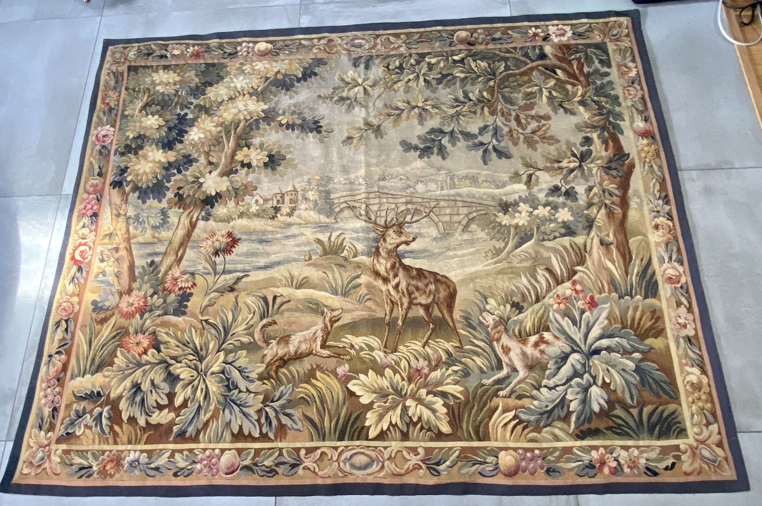 Large 19th Century Tapestry