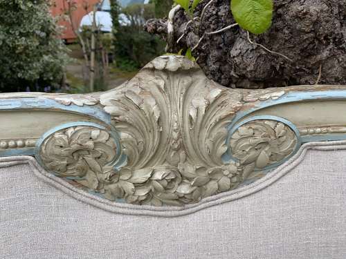 Emperor size painted bed