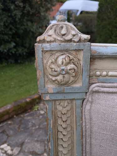 Emperor size painted bed