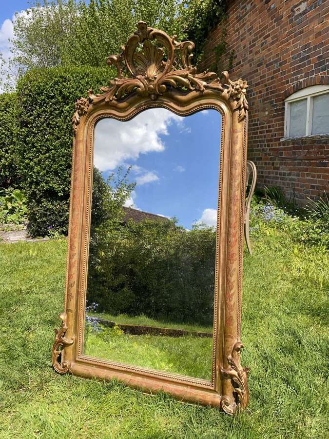 French shaped mirror