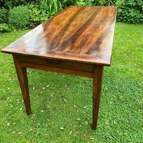 French country table in walnut
