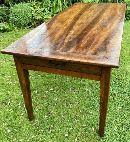 French country table in walnut