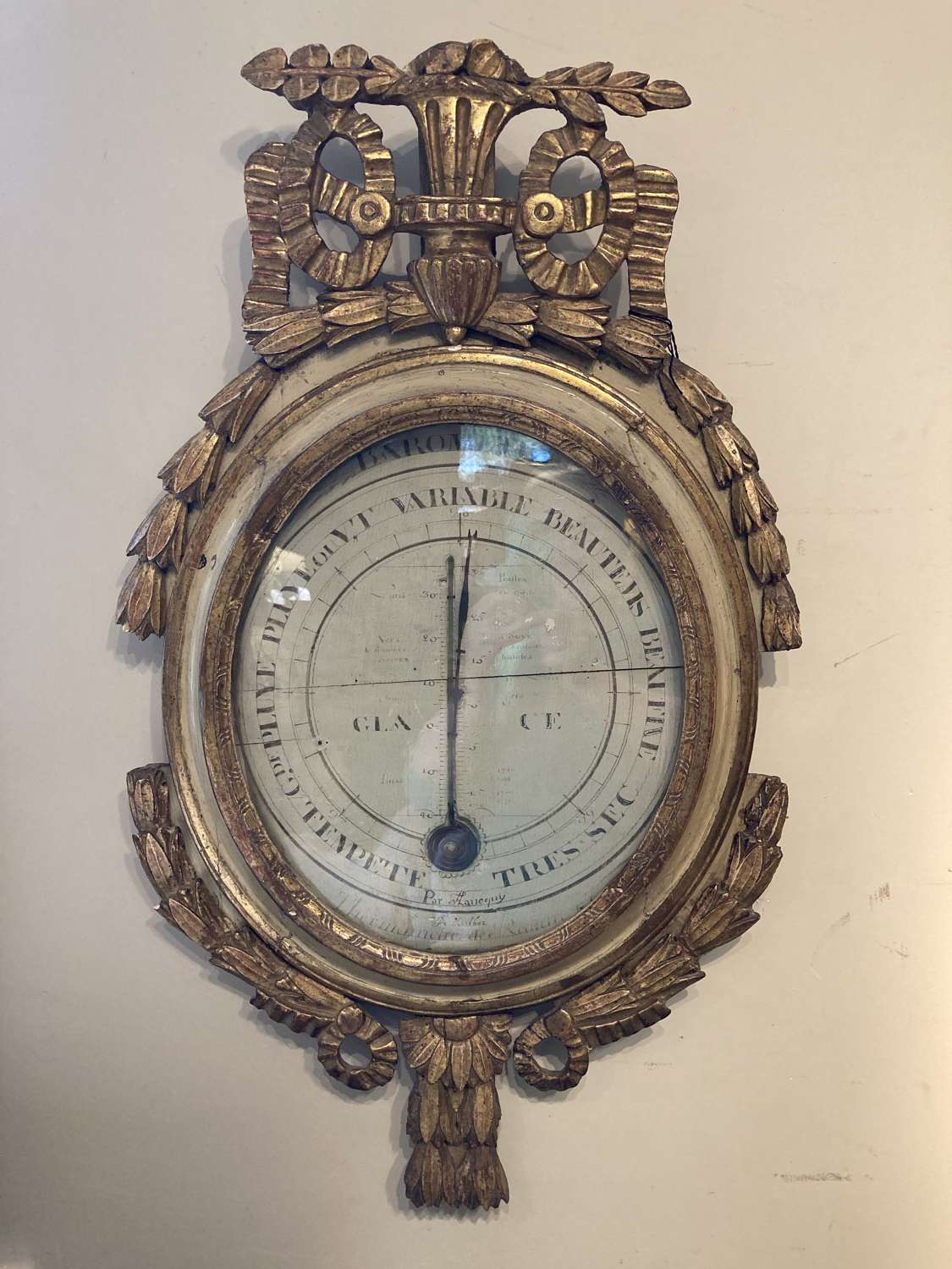 French 18th Century Barometer
