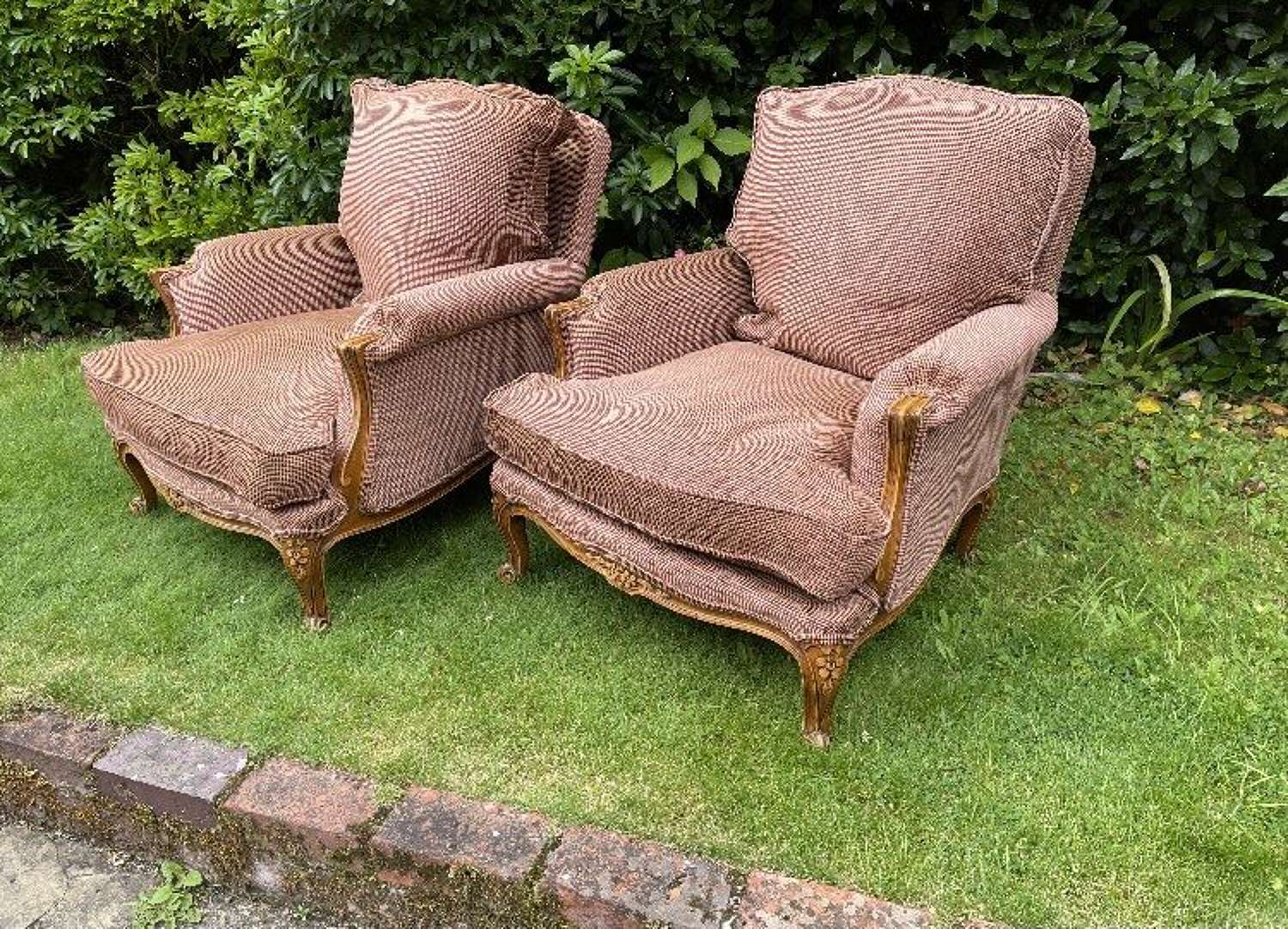 A Pair Of French Armchairs