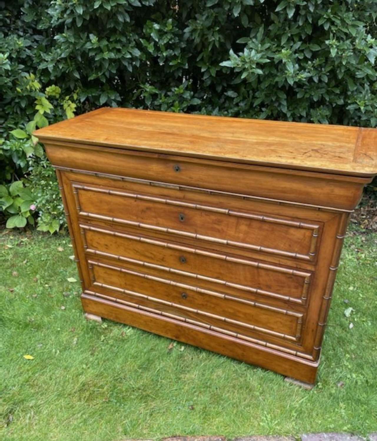 Faux Bamboo French Chest of Drawers