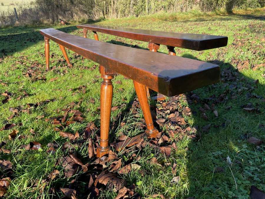 A Pair Of French Cherrywood Benches