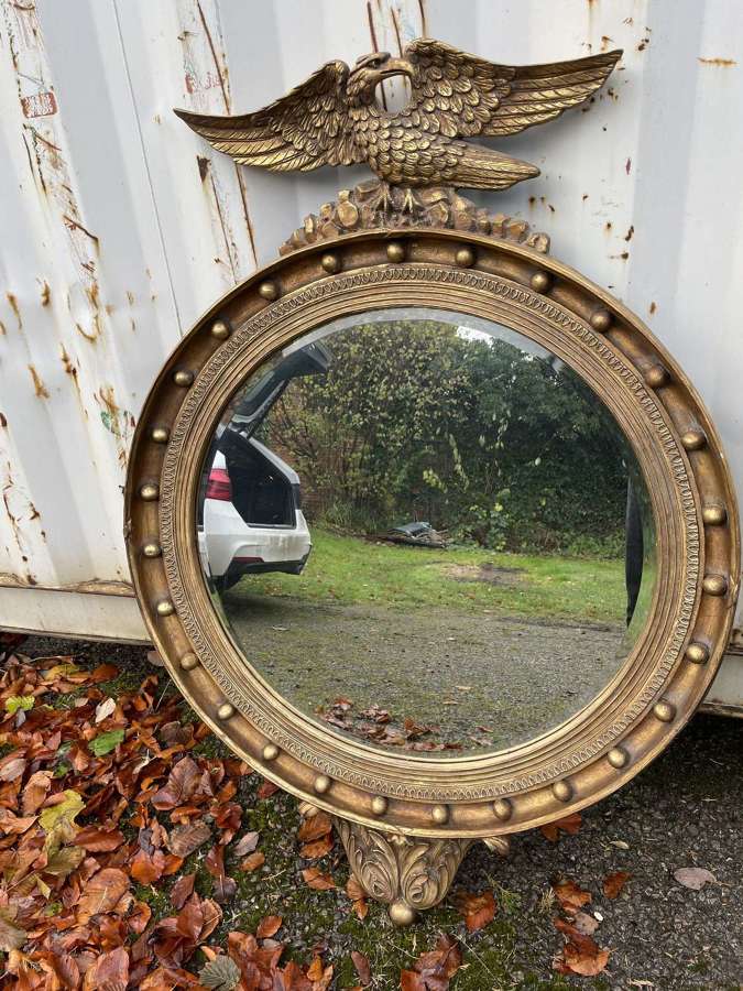 A Pair Of Large Georgian Style Gilt Mirrors