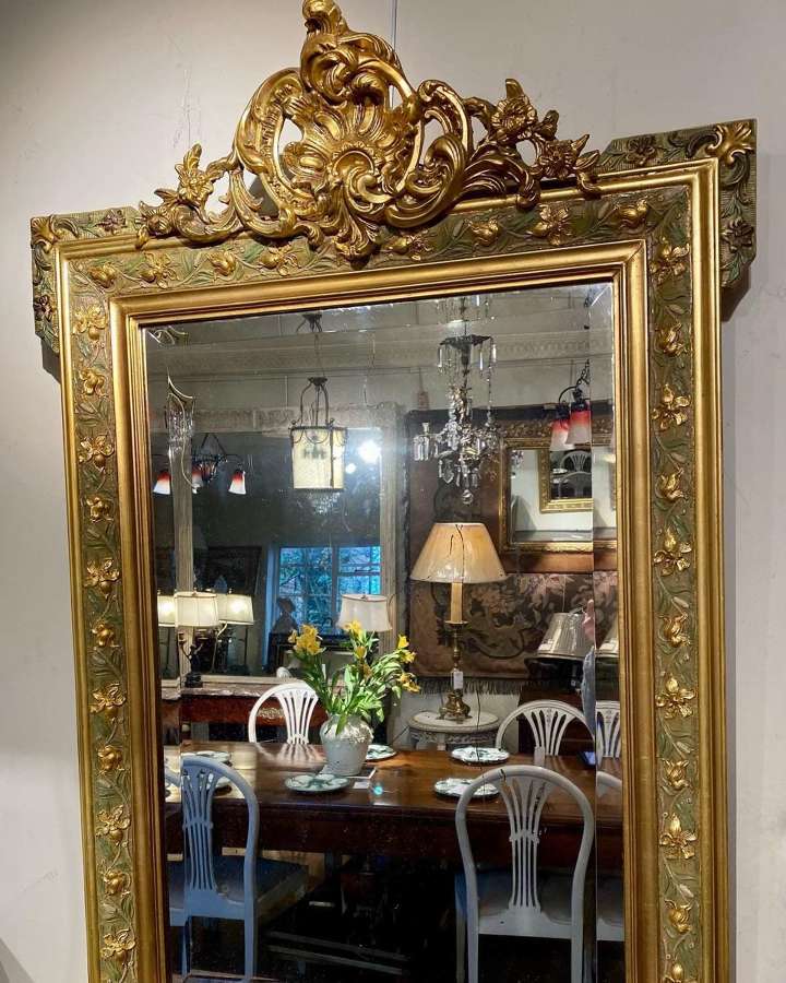 French art nouveau mirror