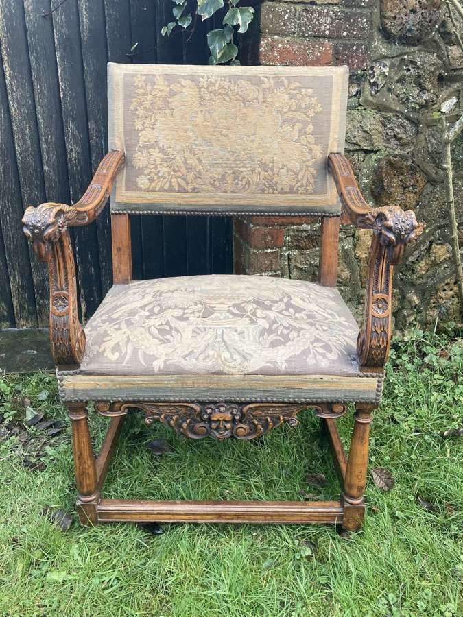Belgian Throne Style Armchair