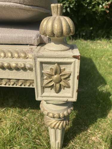 French Painted Stool