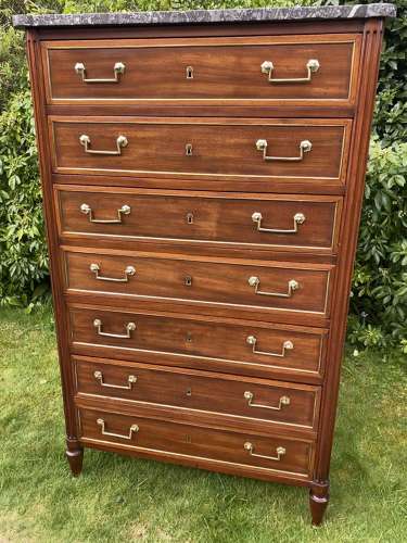 18th Century Semainier in Mahogany